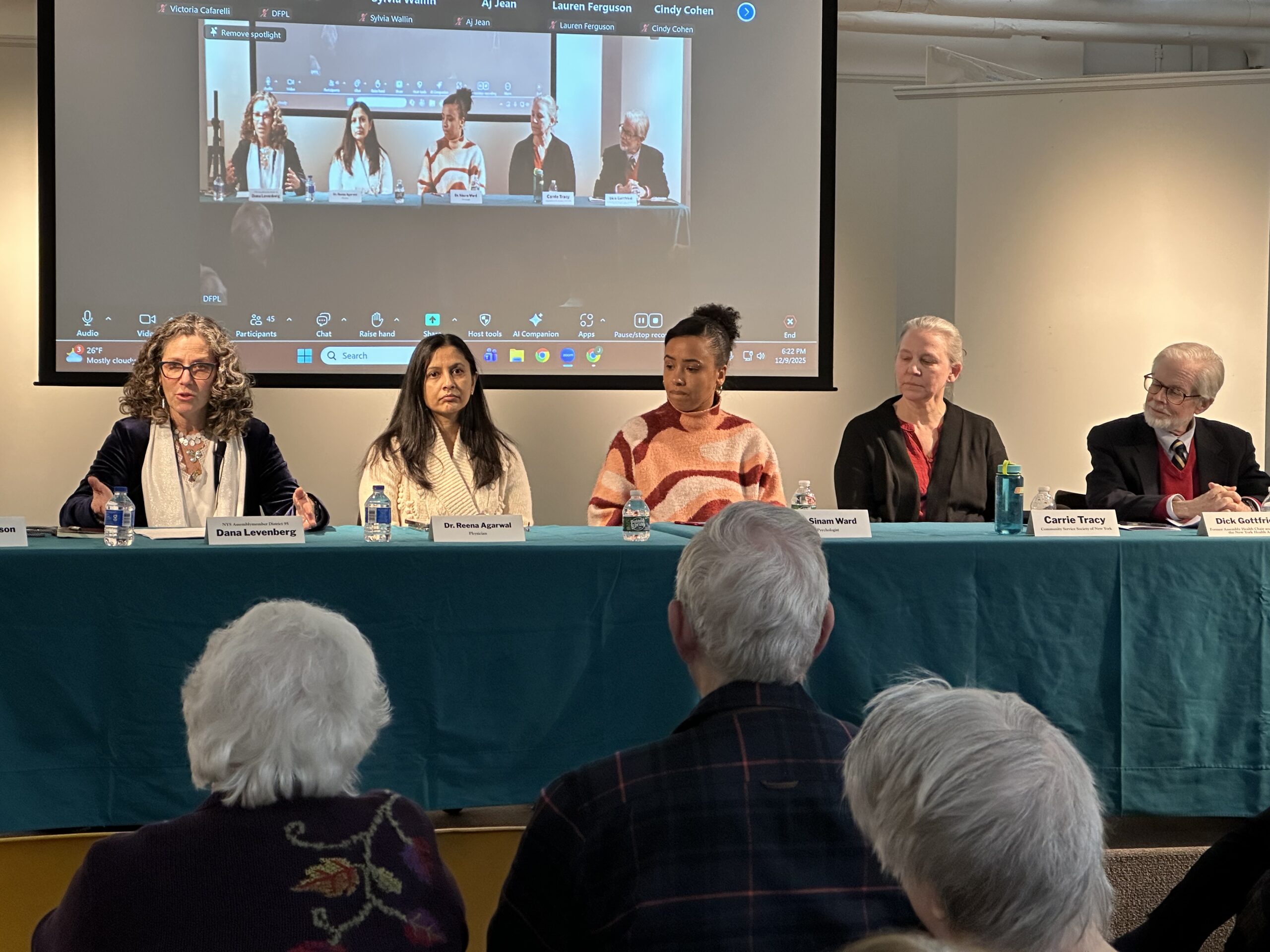 Assemblymember Dana Levenberg Hosts Town Hall about the New York Health Act