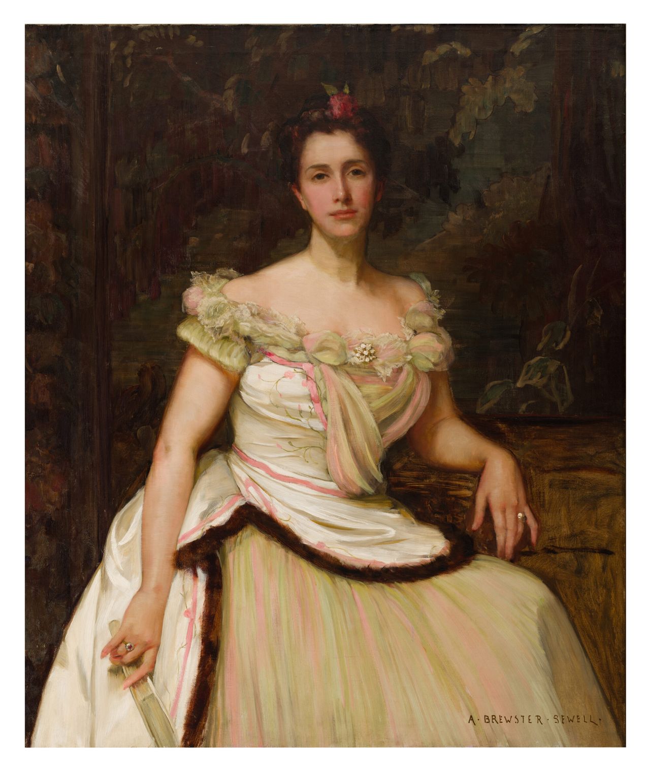 Hidden Portrait Discovered Beneath Century-Old Painting at Caramoor’s Rosen House Second painting by early 20th-century American artist Amanda Brewster Sewell revealed during conservation​​