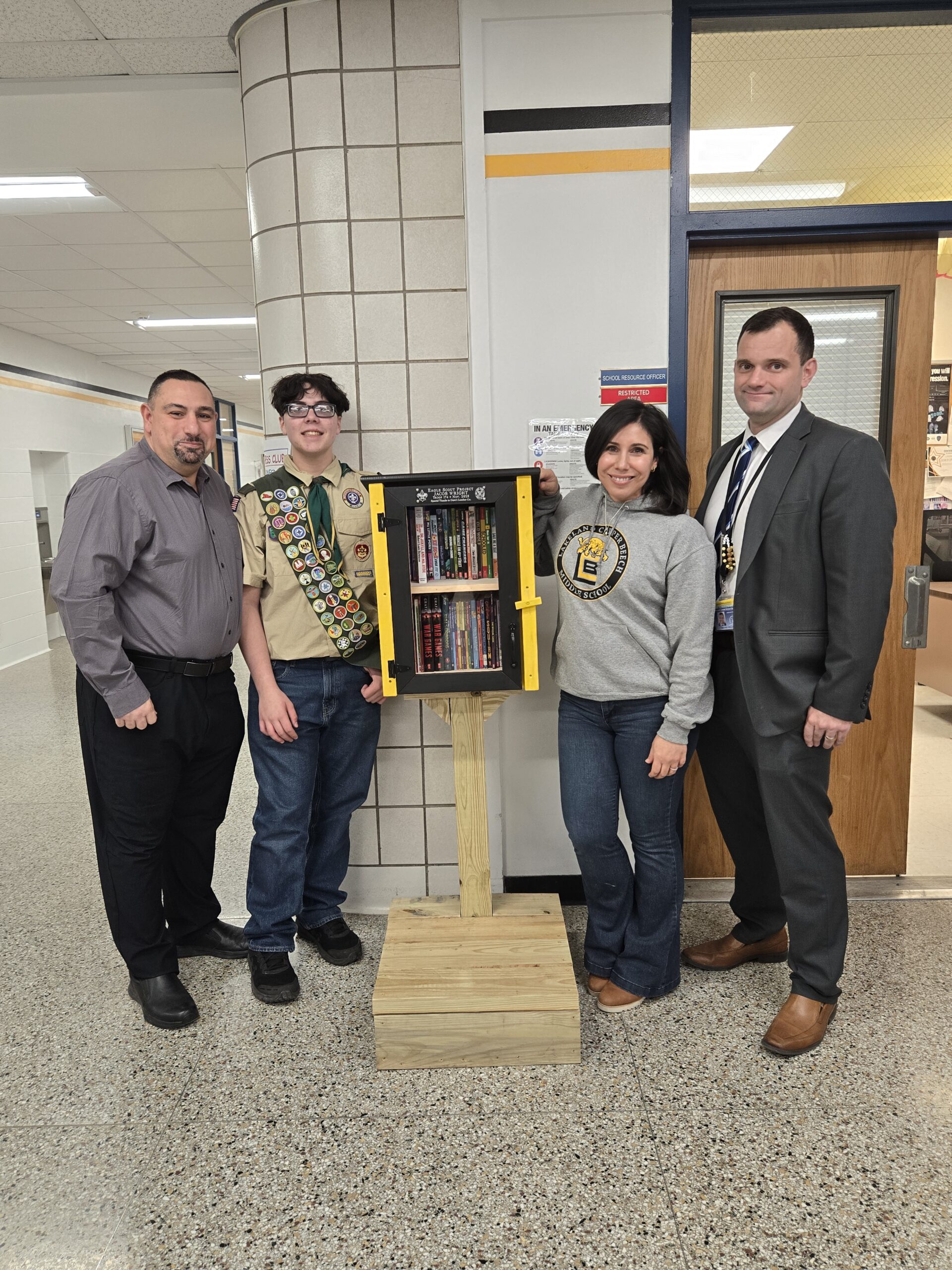 Eagle Scout Gives Back To Schools He Attended