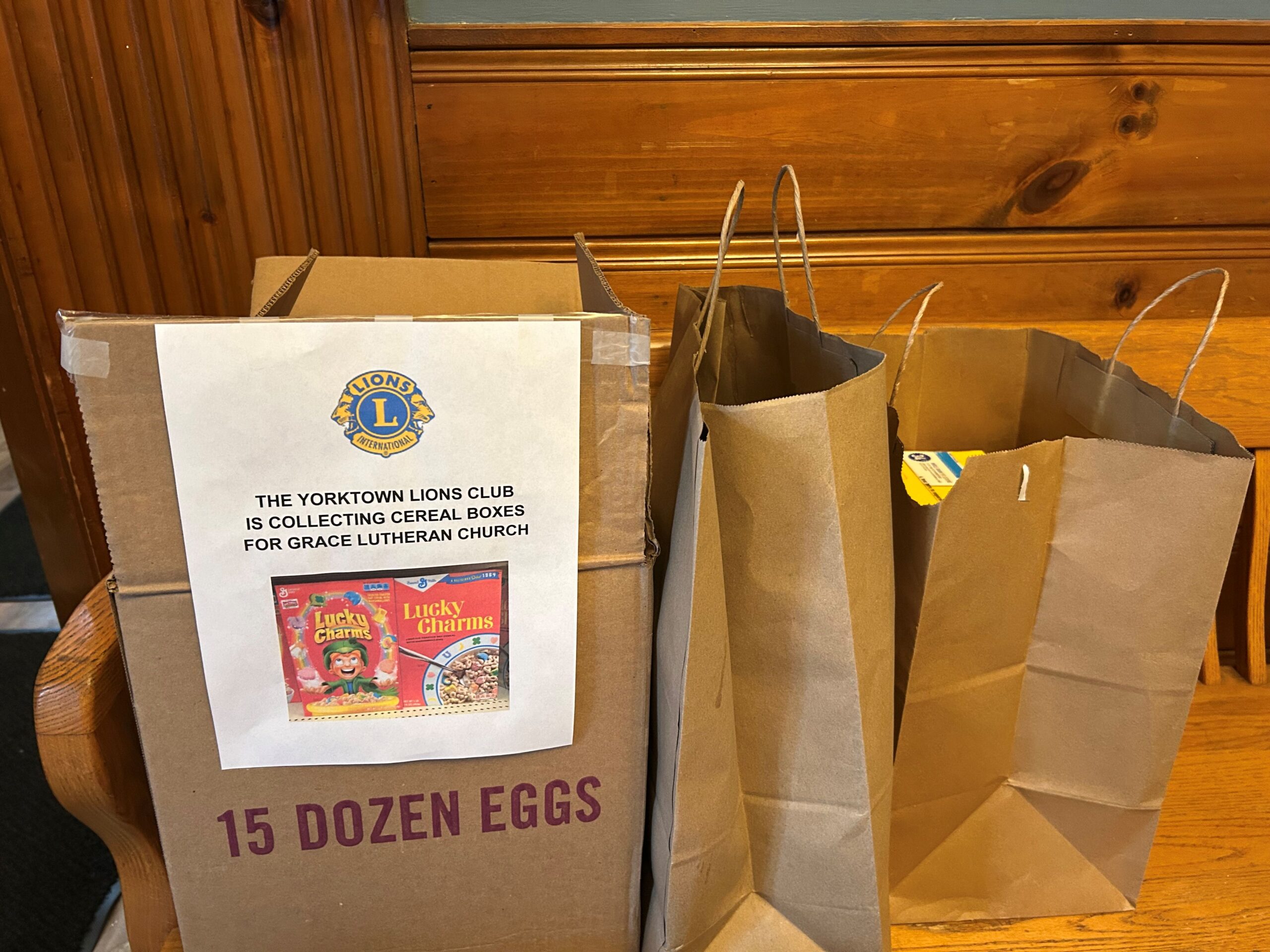 Yorktown Lions’ Cereal Drive Seeks Donations