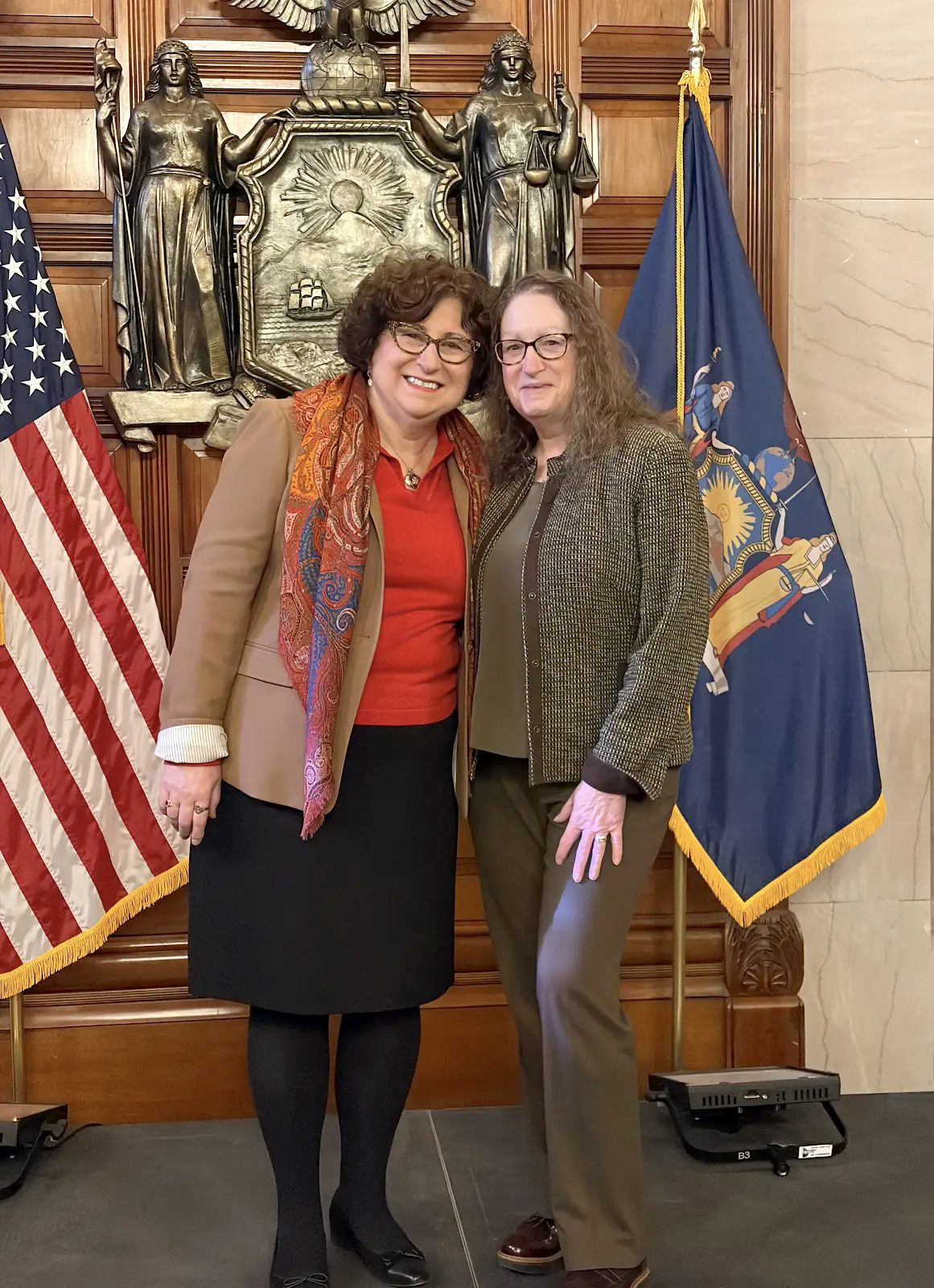 Shimsky Honors Community Food Pantry President Lisa Kosan