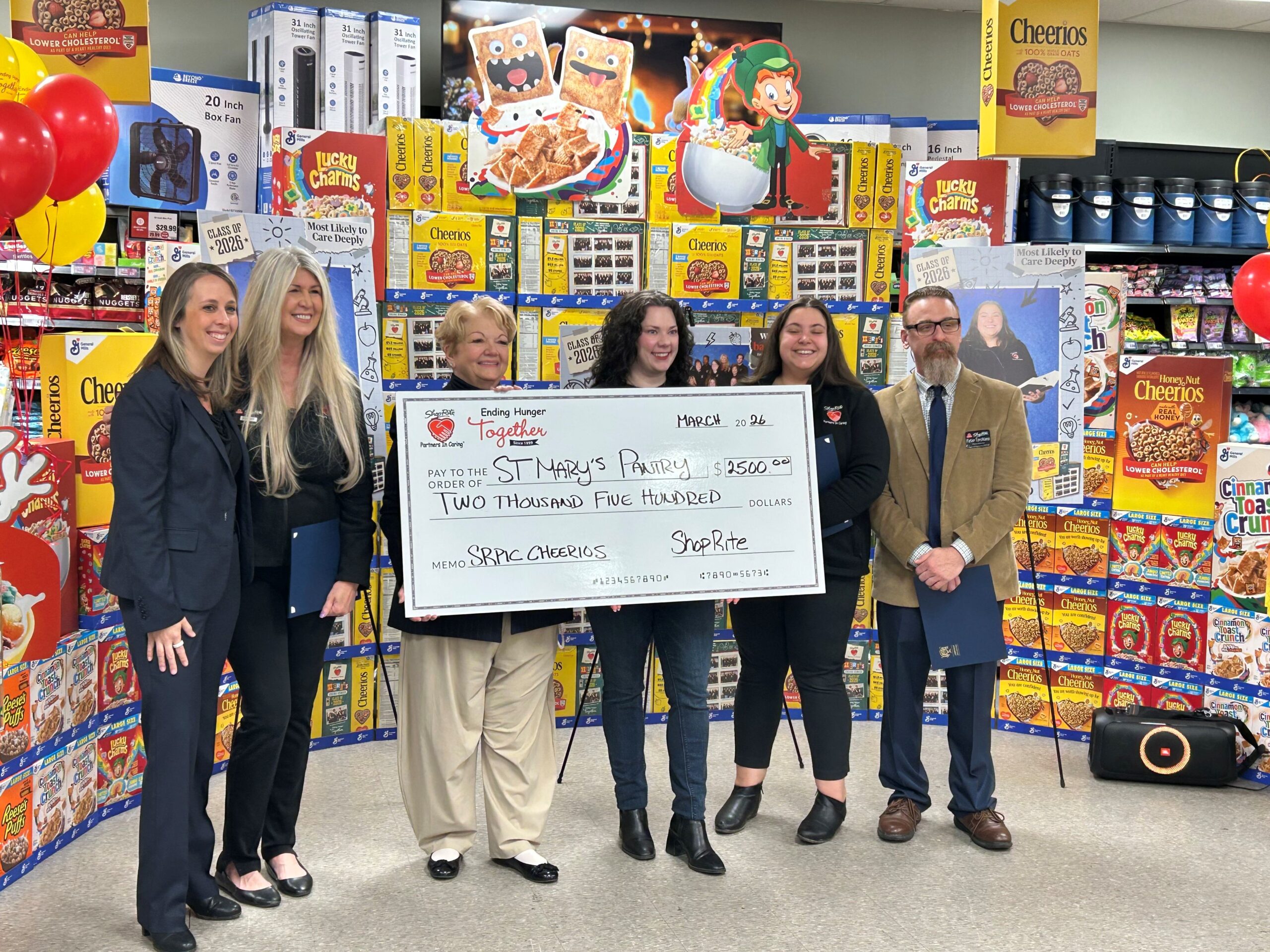 ShopRite Donates $2,500 to St. Mary’s Pantry to Combat Local Food Insecurity