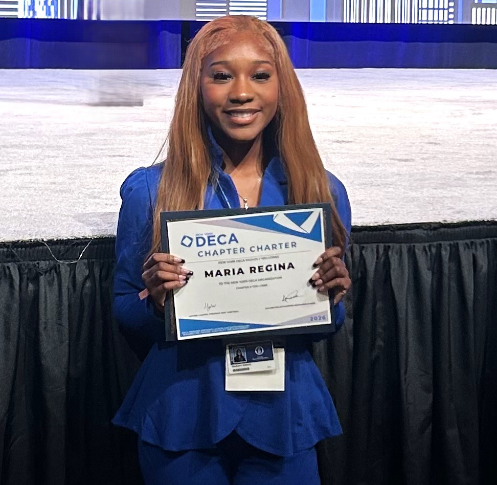Maria Regina HS’s Newly Established DECA Chapter Officially Recognized at State Career Conference