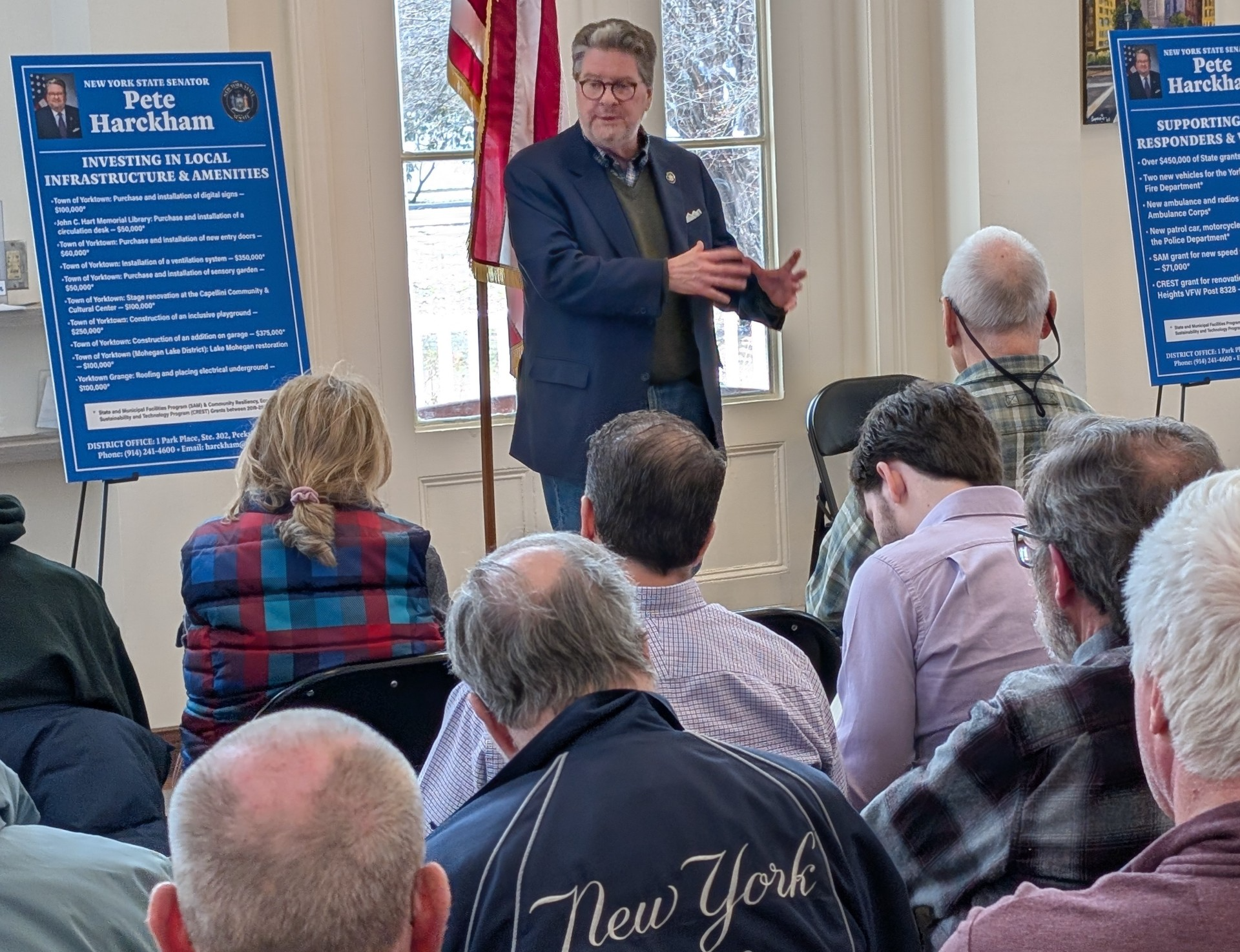 Harckham Hosts Coffee and Conversation Event in Shrub Oak