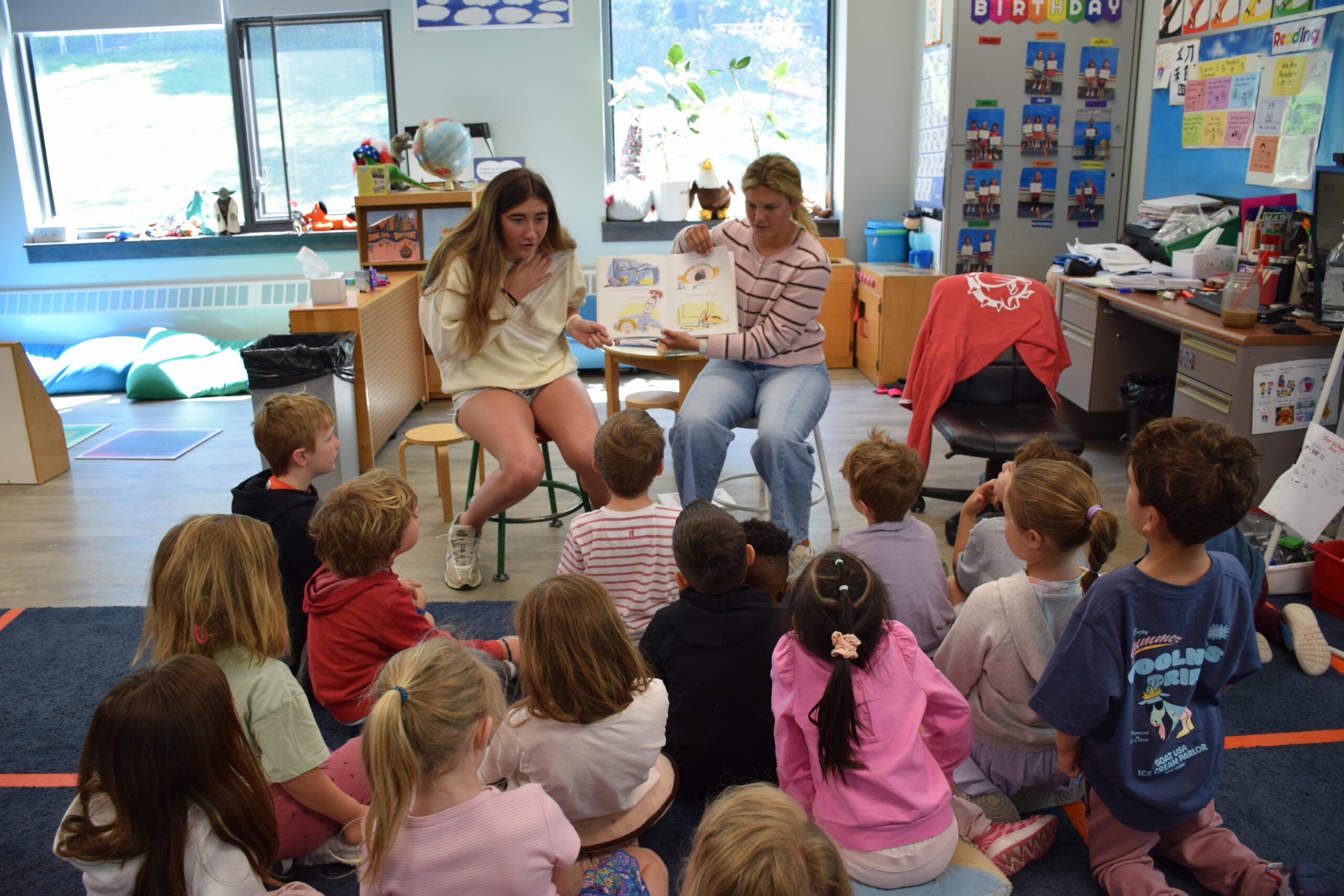 Rye High School Students Inspire Young Readers on Tell a Story Day