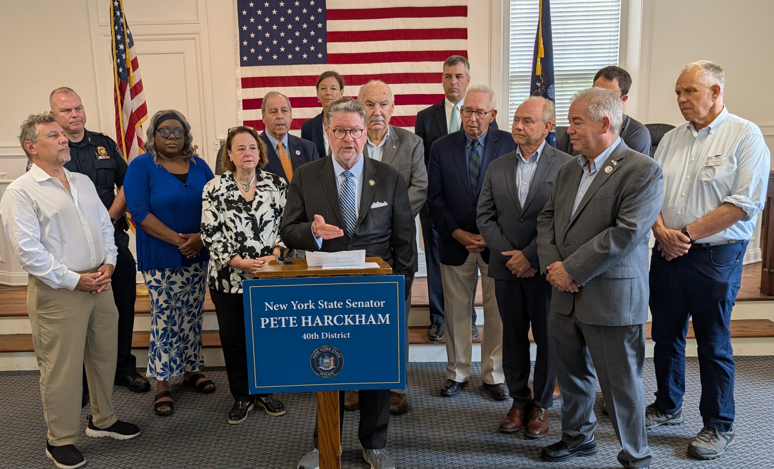 Harckham Delivers $2.1 Million to Local Municipalities for Public Safety Projects
