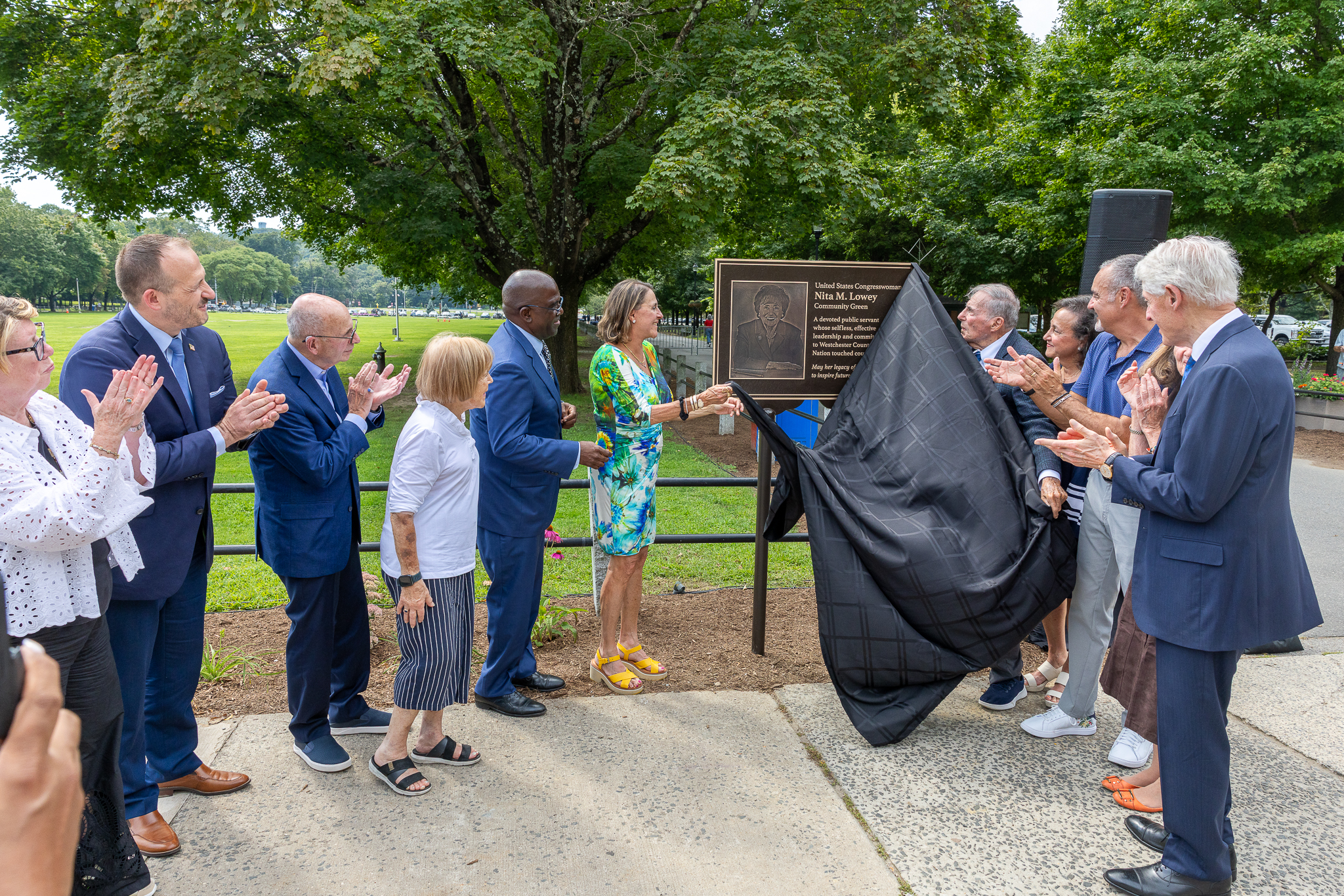 Westchester County Dedicates the United States Congresswoman Nita M. Lowey Community Green at Kensico Dam Plaza