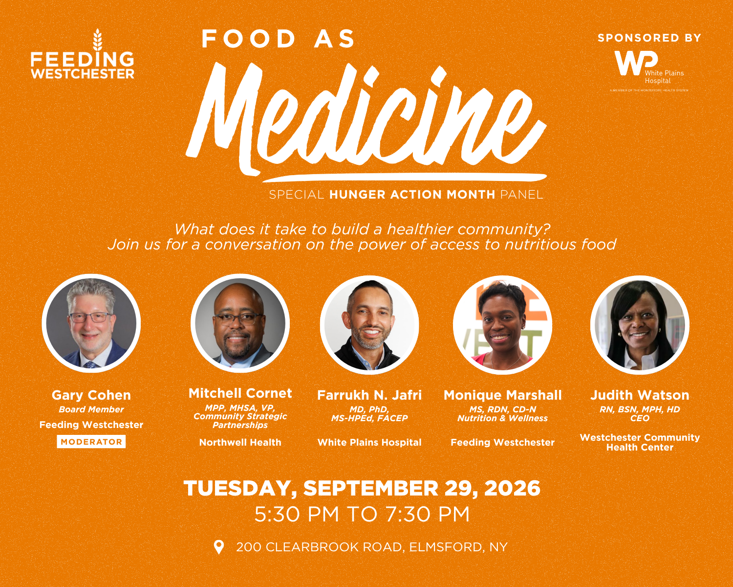 Feeding Westchester Announces 2026 Hunger Action Month