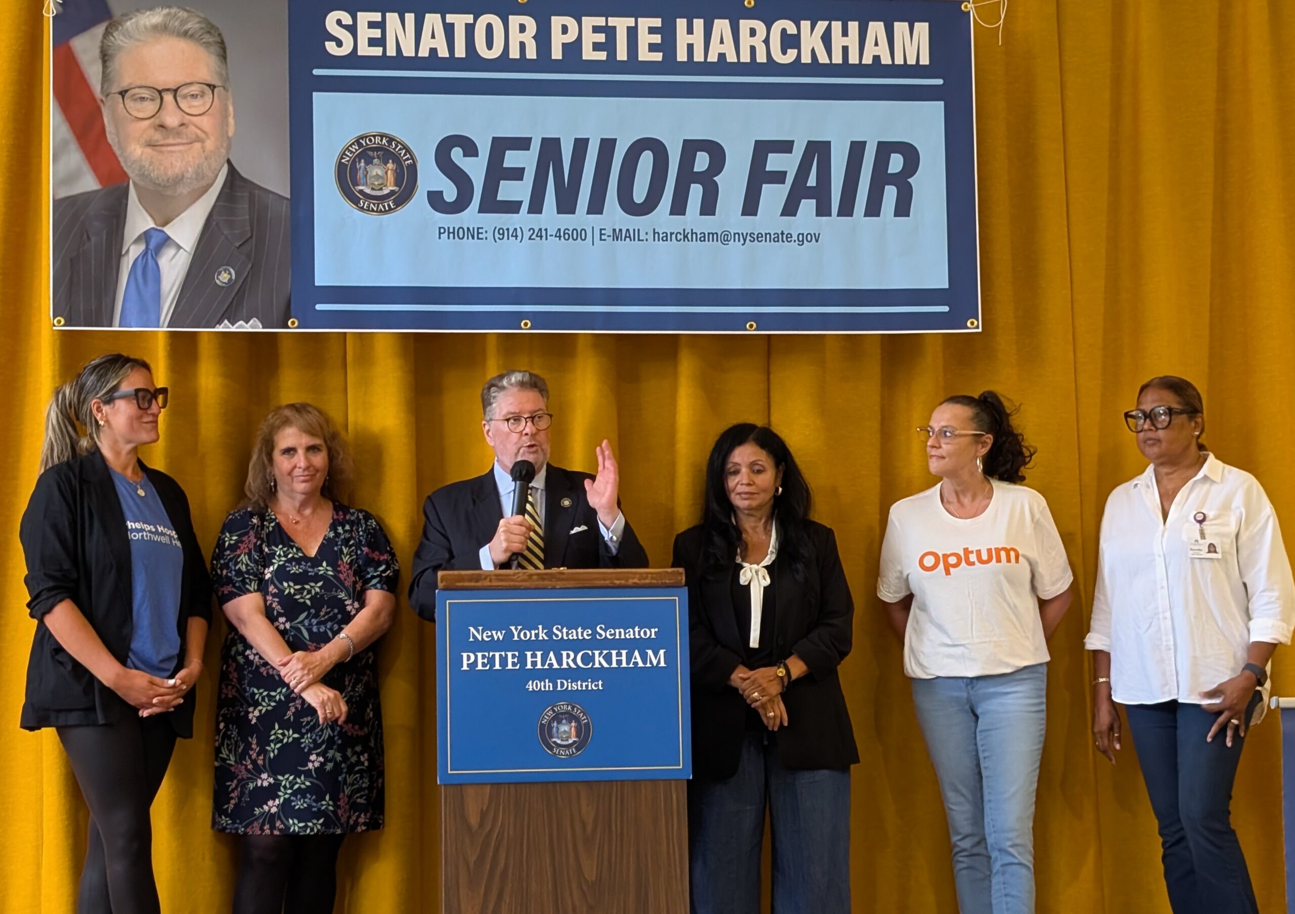 Harckham Hosts Senior Resource Fair in Yorktown Heights