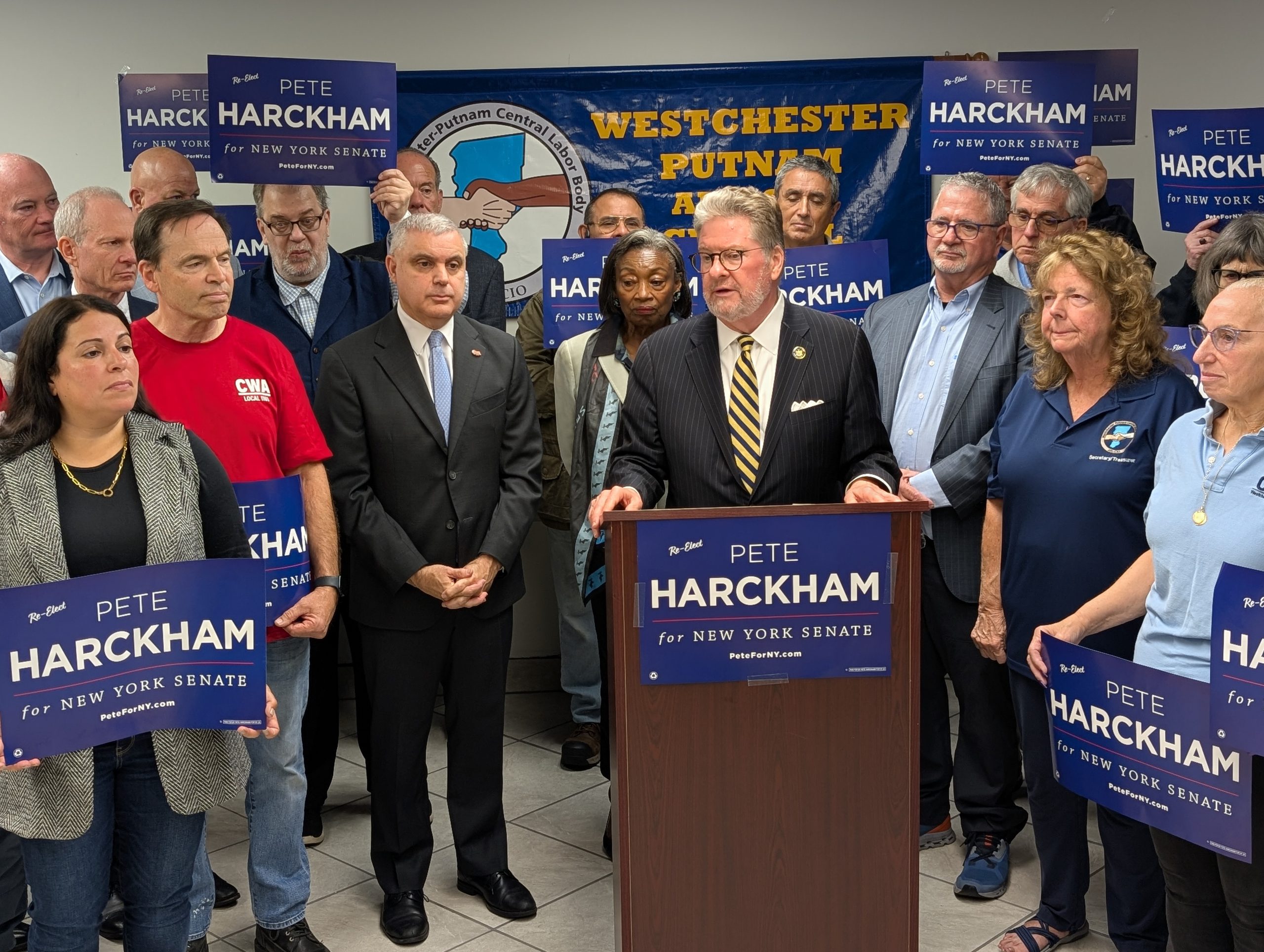 NYS AFL-CIO President Cilento, Numerous Labor Leaders Endorse Harckham