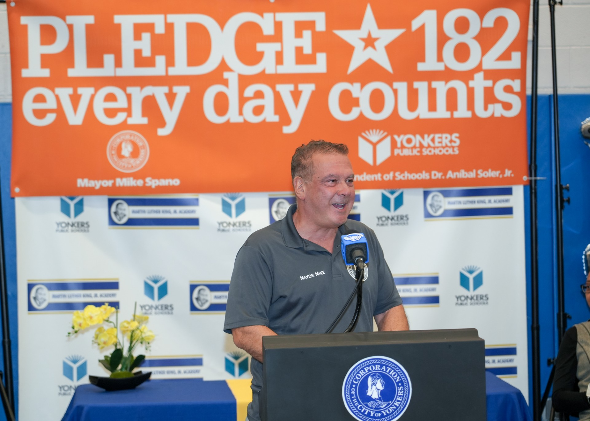 Mayor Spano Asks Students at Martin Luther King, Jr. Academy to Pledge to Attend the 182-Day School Year